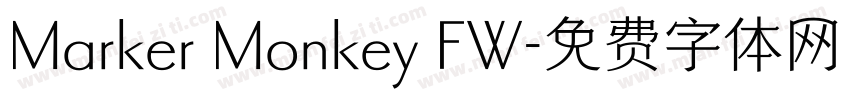 Marker Monkey FW字体转换